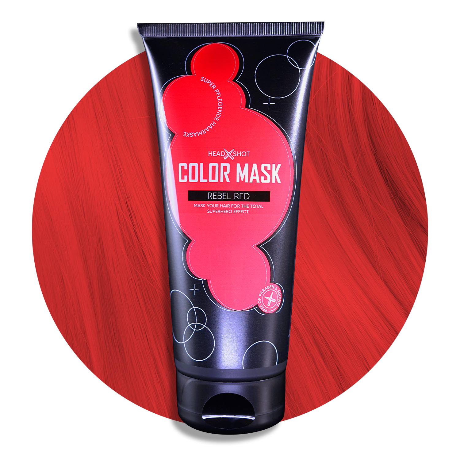 Headshot Color Mask Rebel Red Headshot Color Mask Rebel Red