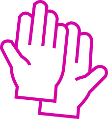 Pink-gloves